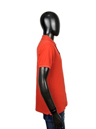 Lacoste Polo Uomo M Taglia 4 Rosso Corallo Arancio