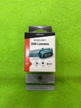 Luz frontal Forclaz HL500 USB-C 300 Lúmenes