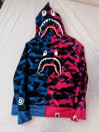 Sudadera BAPE Camuflaje Azul y Rosa