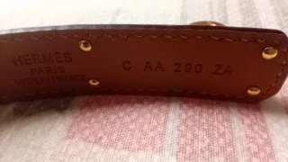 Cintura donna Hermès Kelly 18 Ètoupe originale