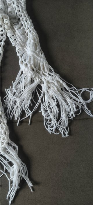 Vestido VITA.CO crochet blanco talla única