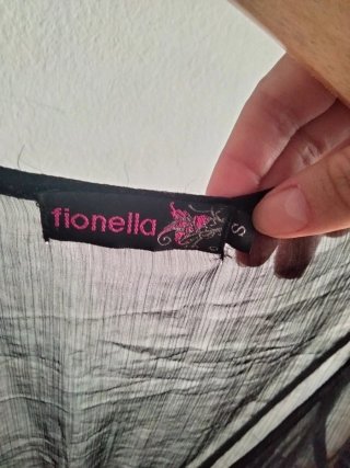Vestido lencero Fionella negro