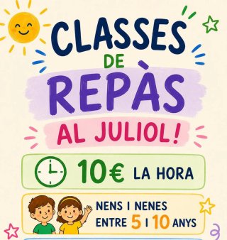 Clases de repaso en julio Terrassa