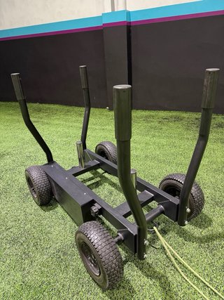Trineo Push/Pull Ruedas Todoterreno