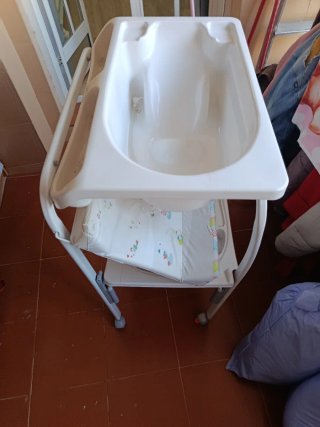 Bañera y Cambiador Plegable Bebé