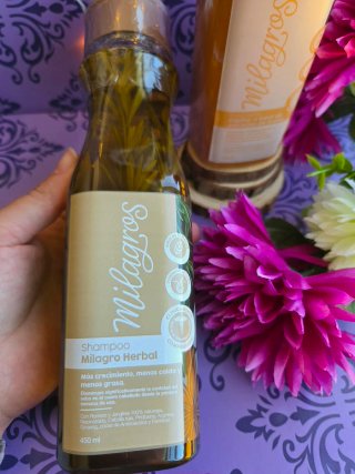 Dúo anticaída Milagros Shampoo Herbal y Frutas