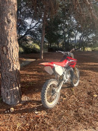 Honda CR85R Motocross Roja y Blanca