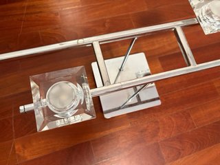 Lámpara de techo halógena cristal