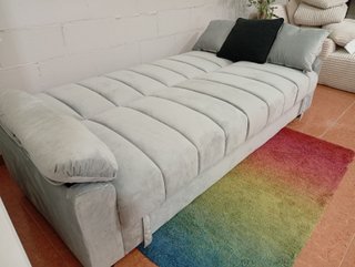 Sofá Cama Gris con arcon