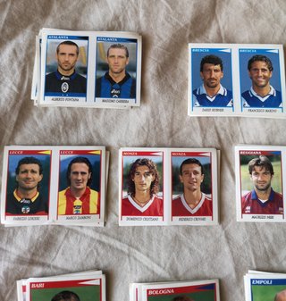 Lotto Figurine Calciatori Panini 1998-1999
