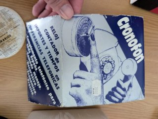 Cronofón Iberia completo con caja e instrucciones.