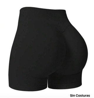 Mallas cortas deportivas mujer negras
