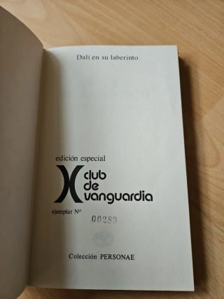 Dalí en su Laberinto - H. F. Rey (Ed. Numerada.