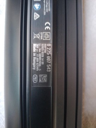 Batería Bosch PowerTube 625