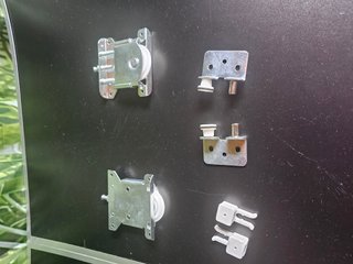 2 Piezas Ruedas Puerta Corredera Armario