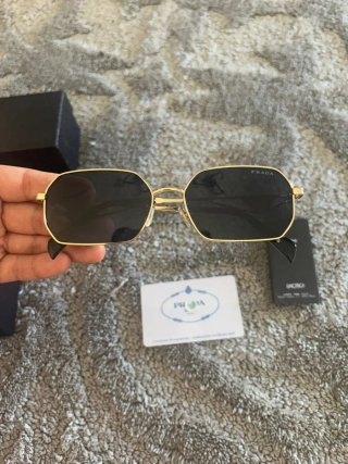 Gafas de sol Hombre Dorado Negro