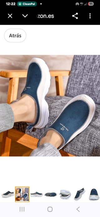 Zapatillas Zelanda Beige y Azul
