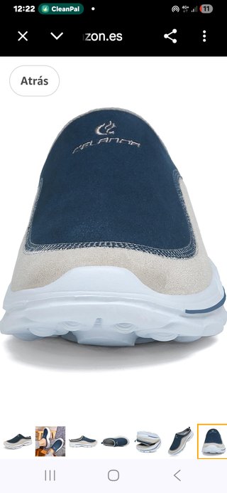 Zapatillas Zelanda Beige y Azul