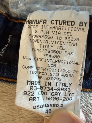 Jeans Dsquared2 taglia 40 (vestono 44)