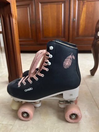 Pattini a rotelle Blu Marina e Rosa