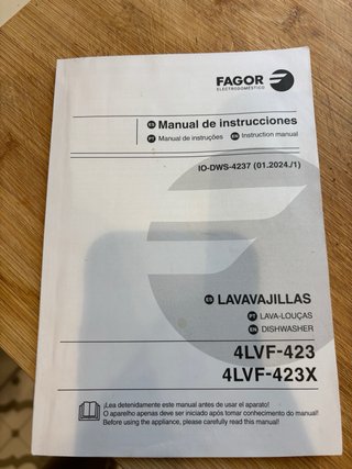 Lavavajillas Fagor 45cm 9 servicios