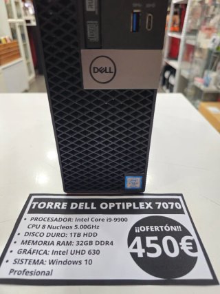 Torre Dell OptiPlex 7070 Intel i9