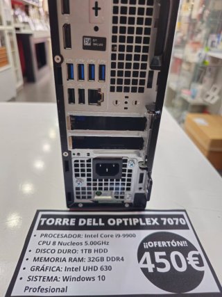 Torre Dell OptiPlex 7070 Intel i9