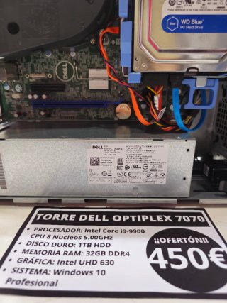 Torre Dell OptiPlex 7070 Intel i9