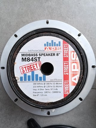 4 altavoces coche 21cm y 31cm