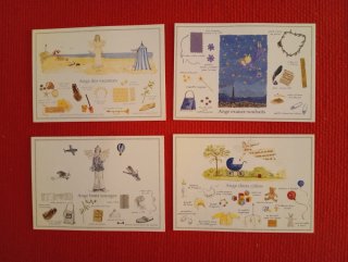 Lote 17 postales x9€ Trajes históricos de Francia
