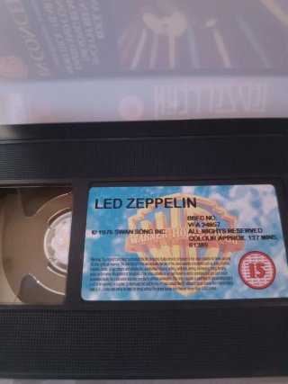 Led Zeppelin The Song Remains The Same VHS