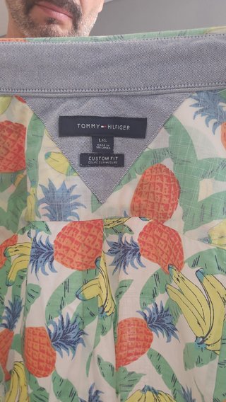 Camisa Tommy Hilfiger Estampada Frutas