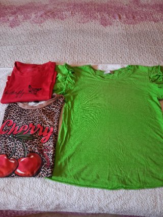 Lote 3 Camisetas Mujer