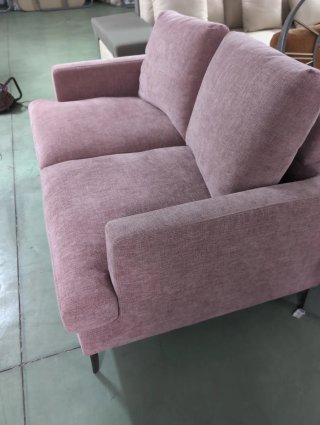 Sofá 2 plazas rosa