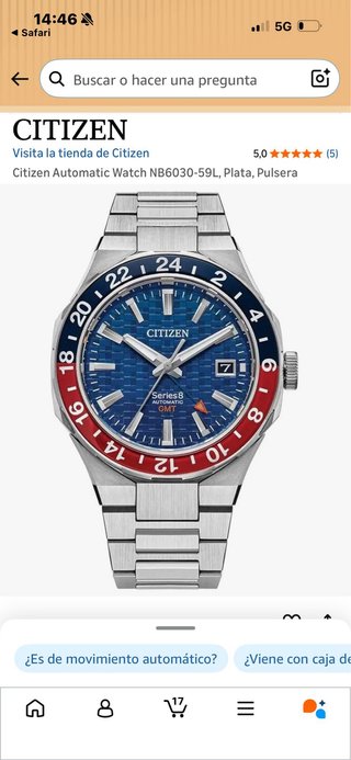 Reloj Citizen Serie 8