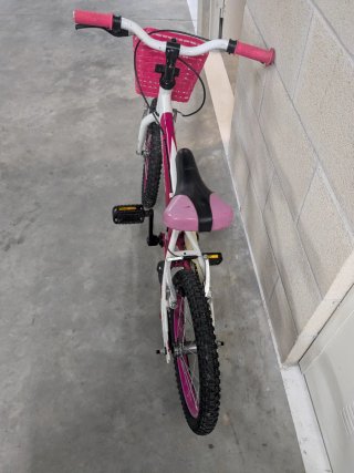 Bicicleta infantil niña rosa