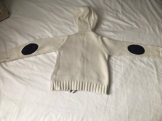 Chaqueta Ralph Lauren Beige con Parches Azul