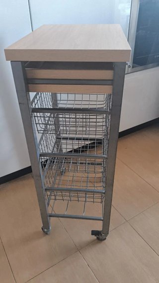 Verdulero con encimera y cajón 0,90 X 0,40 x 0,30