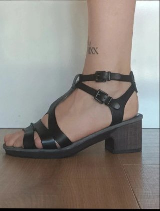 Sandalias Vialis Negras