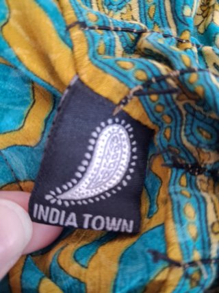 Vestido India Town palabra de honor