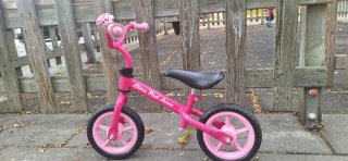 Bicicleta de equilibrio rosa Chicco