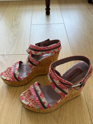 Sandalias Missoni Plataforma