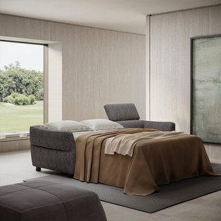 Sofá cama Natuzzi piel TRANSPORTE INCLUIDO