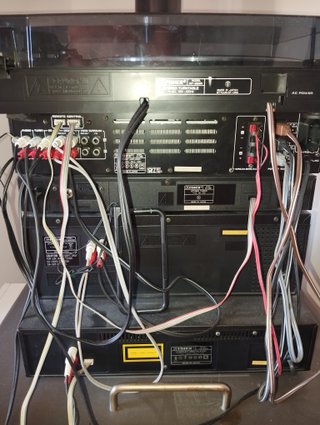 Equipo Hifi Fisher Negro