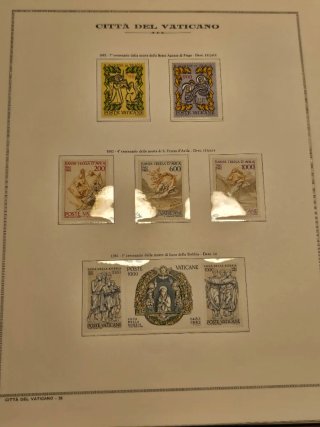 Album Marini Francobolli Vaticano 1978-1992 MNH