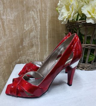 Sandalias Via Uno Rojas Talla 39