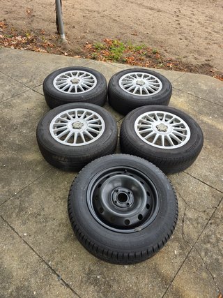 4 Jantes 15 4x100 Renault + Roda Suplente