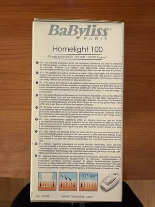Depiladora BaByliss Homelight 100