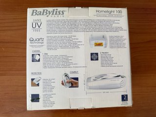 Depiladora BaByliss Homelight 100