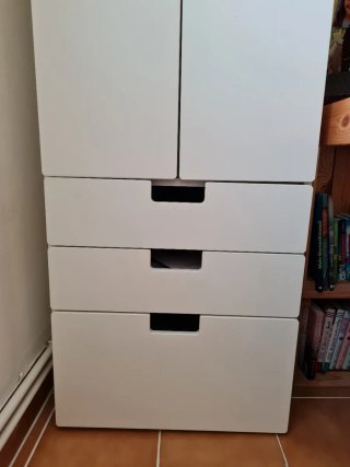 Armario Blanco Ikea con Cajones
